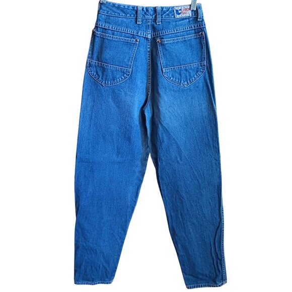 sz 9 25x32 Unionbay True Vintage High-Waist Buttonfly Indigo Denim Jeans 1970's - Picture 4 of 9